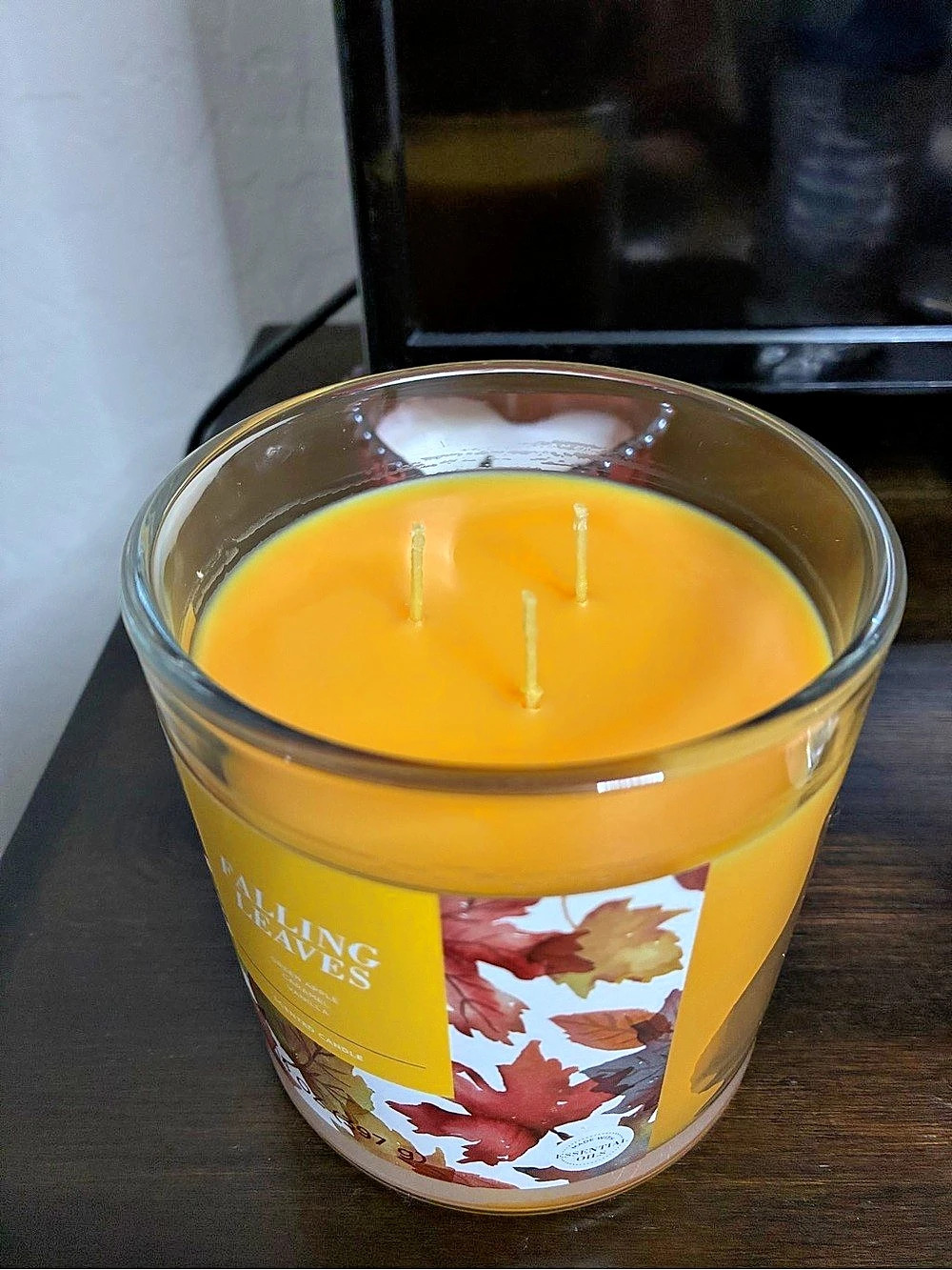 Sonoma Goods For Life Falling Leaves 3-Wick Scented Candle 14 oz 3-Wick Candle